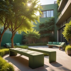 Скамейки и диваны из композитных материалов: экологичность, свойства и применение в дизайне