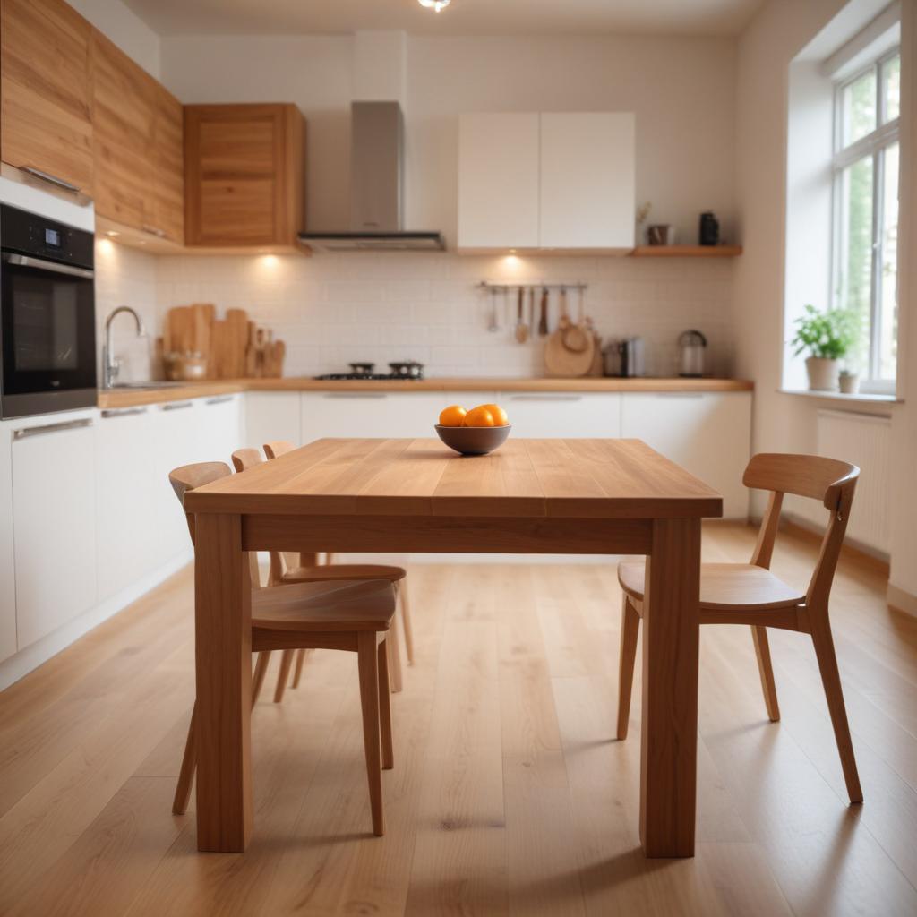 Прямоугольные кухонные столы из массива дерева: характеристики и ориентировочные цены