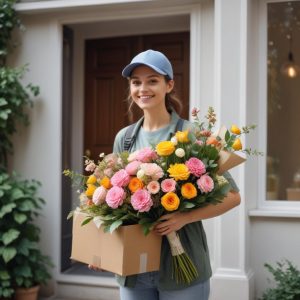 Доставка цветов через онлайн-сервис цветочной мастерской